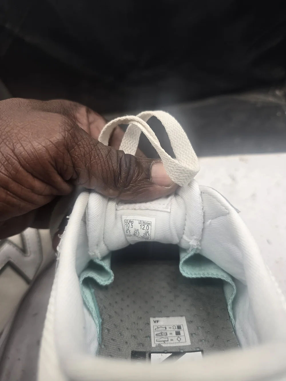 Vans Men's White and Light Gray Low-Top Sneakers